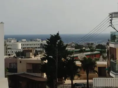 a view of a city with trees and buildings at Ayia Napa Cyprus in Paralimni