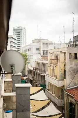 a view of a city with buildings at Sky-view Hideaway in Nicosia