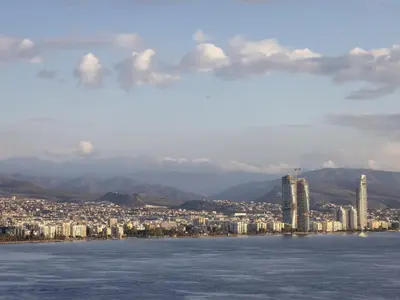 a view of a city from the water at Sanders Triple in Limassol