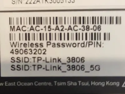 a close up of a book with a receipt at Nice flat in Tseri