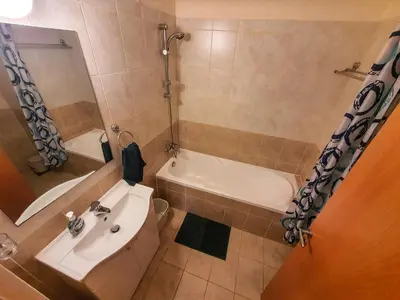 a bathroom with a sink and a tub and a toilet at 3 bed, Kapparis, Thea - 3C in Paralimni