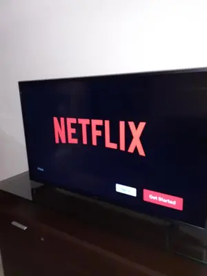 a television screen with the netflix sign on it at Luxury Cozy Apartment near NISSI BEACH in Ayia Napa