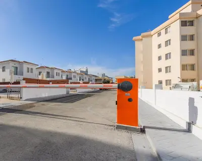 an orange object on the side of a street at Sunrise Bay Villa #2 in Protaras