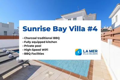 a villa for sale in sunset bay villa at Sunrise Bay Villa #4 in Protaras