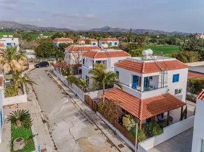 an aerial view of a house at Seaview Sanctuary House in Larnaka