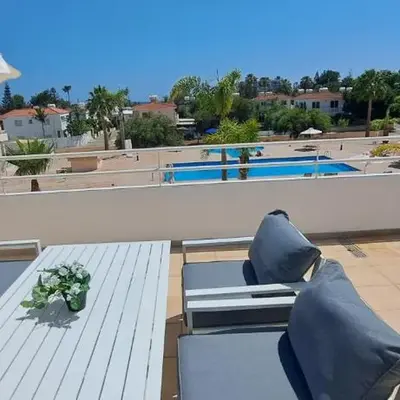 Nissi 3 Pool View 2 Bedroom Apartment with Large Veranda