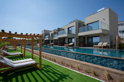 an image of a villa with a swimming pool at Exotic Sea Boutique Adults Only in Protaras