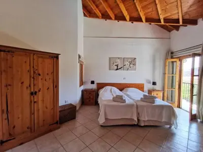 a bedroom with two beds in a room at Wedding Unique Villa in Larnaka