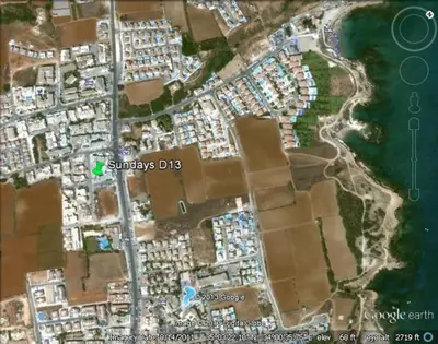 a map of the suburb of subdivision digs at Olivia One Bedroom Apt renovated 2026 in Paralimni