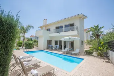 an image of a villa with a swimming pool at Delfini Villas in Protaras