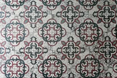 a close up of a pattern on a wall at ResArt Traditional House in Nicosia
