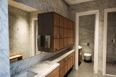 a bathroom with a sink and a toilet at 360 Sky Residence, Gym & Pool - 26th Floor in Nicosia
