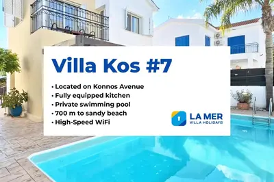 a advert for a villa koqs in a advert for a house at Villa Kos #7 in Paralimni