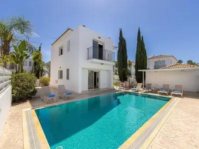 an image of a villa with a swimming pool at villa Sama palms 21 in Protaras