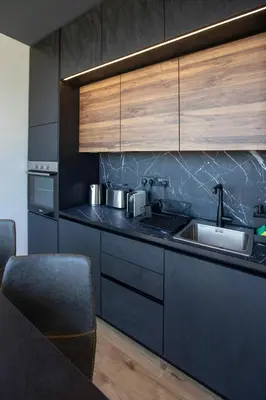 a kitchen with a sink and a counter at Mi Filoxenia 2 in Aglantzia