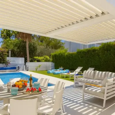 Sunset Family Villa w heated pool - 1Min Walk to Beach