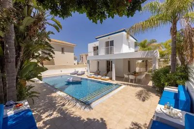 an image of a villa with a swimming pool at Protaras Utopia in Protaras