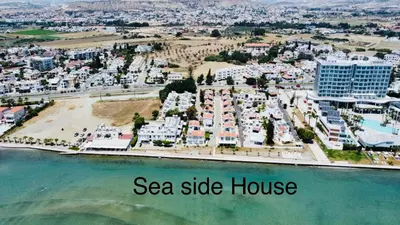 an aerial view of a sea side house at Sea side House in Voroklini