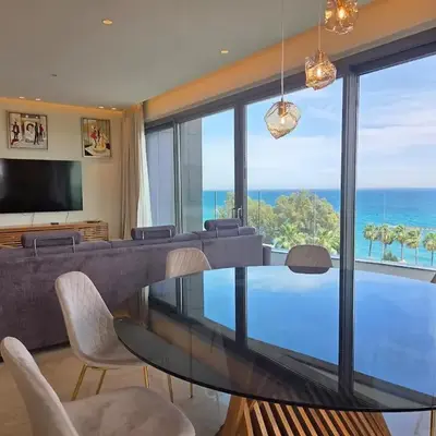 Luxury Seaview Escape 3bd in Limassol Skyscraper