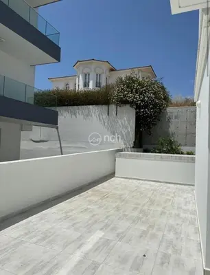 a view from the balcony of a house at 1 bedroom apartment in egkomi makedontissa near unic in Strovolos