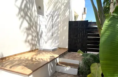 a set of stairs leading up to a house at Artemis Holiday Villa DPS09 with pool in Paralimni