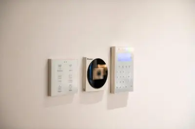 a wii remote control hanging on a wall at The 1 -Nicosia Elite Stay- Gym Pool 24h Concierge in Nicosia