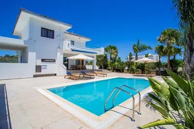 an image of a villa with a swimming pool at Pantio Living Villa in Ayia Napa