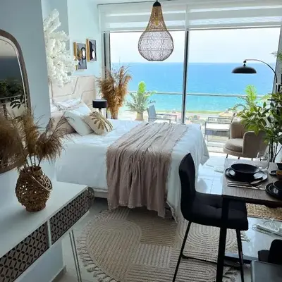 Boho Studio mit Meerblick