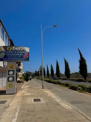 a street light on the side of a street at Sunny Escape, Protaras, Cyprus in Protaras