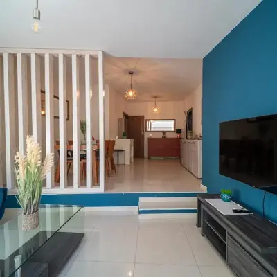 LIORA 2 Bedroom Apartment in Central Limassol with Balcony 5Gbps Fiber WiFi Private Parking and Air Conditioning Just 250m from the Beach