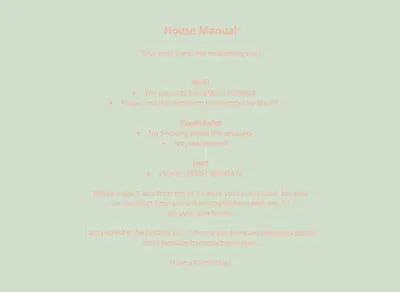 a screenshot of a page of a divorce menu at Suite 52 - Two Bedroom Apartment with Shared Pool in Nicosia
