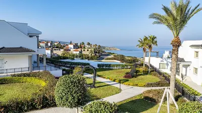 a view of the ocean from a house at Poseidon North Ciprus, Tatlisu