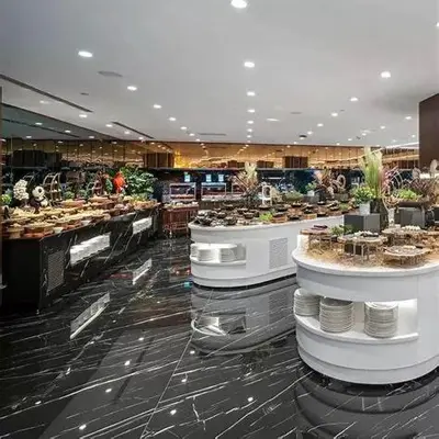 a store filled with lots of plants on display at Grand Shapphire 4 apartments SEA VIEW in Paralimni