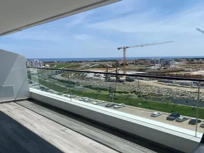 a view from a window of a construction site at Grand Sapphire,Luxury Residence BY Report Homes Northern Cyprus in Ayia Napa