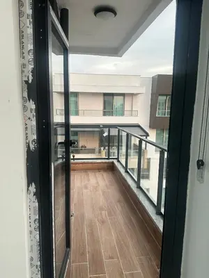 a view from the balcony of a building at Moonlight Home in Nicosia