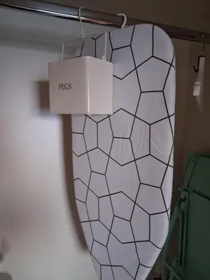 a bathroom with a toilet with a sign on a wall at Lazuli Sea View & Pool Ap 502 in Larnaka