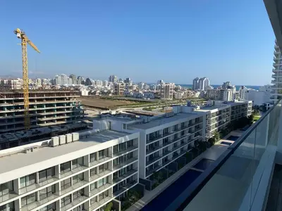 a view of a city from a building at Grand Sapphire Iskele Apartment С 161 in Larnaka