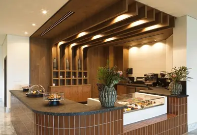 a kitchen with a large island in the middle at The GrandResort - Leonardo Limited Edition in Limassol