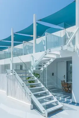 a rendering of a staircase on a house at Blue Harbour Boutique in Ayia Napa