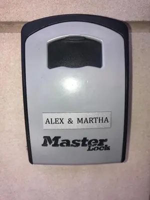 a close up of a switch on a wall at Alex Beach Apartment 51 in Larnaka