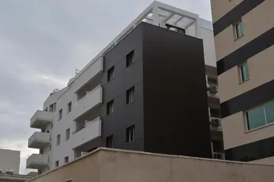 an external view of a building at P L PANAGIOTIS Apartment in Larnaka