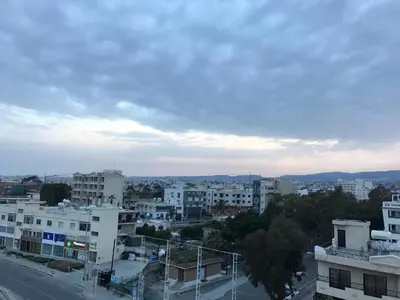 a view of a city with buildings at Athena Holiday Homes in Limassol
