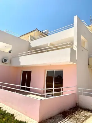 a view of a house with a balcony at Nissi Elena A11 in Ayia Napa