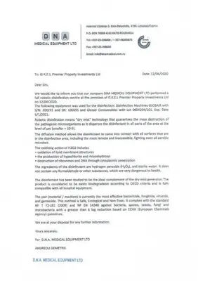 a screenshot of a document on a website at Andriana City Centre Flat in Larnaka