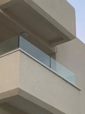 a window on the side of a building at Tony’s Boutique Apartment in Larnaka