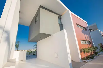 a view of the front of a house at White Pearl Villa 7 in Protaras