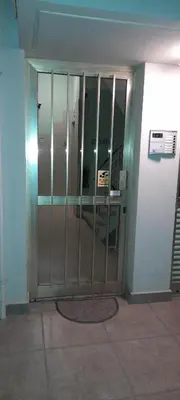 an entrance to a building with a glass door at 3 Bedroom Apartment in Nicosia