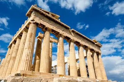 an image of the parthenon temple at Villa Mesogi, Modern 3Bdr Protaras Villa, Close To Fig Tree Bay Beach in Protaras