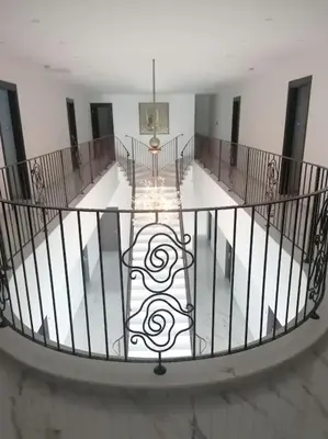 a view of a spiral staircase in a building at MAXOR PALACE in Protaras