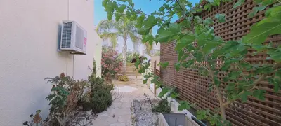 a narrow alley with a building and plants on it at STAY Swallow's Nest Villa in Ayia Napa